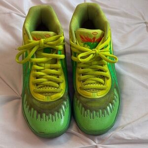 Puma Neon Green Kids Sneakers